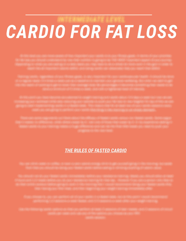 Fat Loss: Intermediate