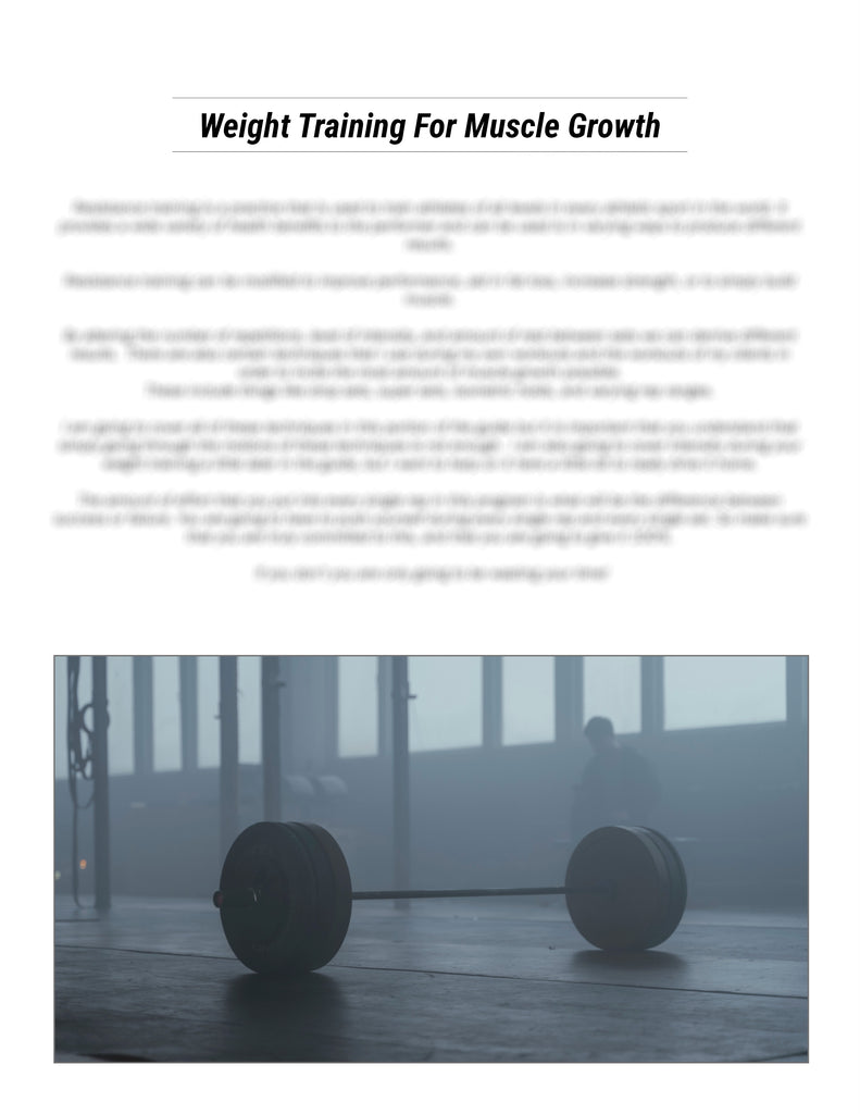 Muscle Building: Intermediate