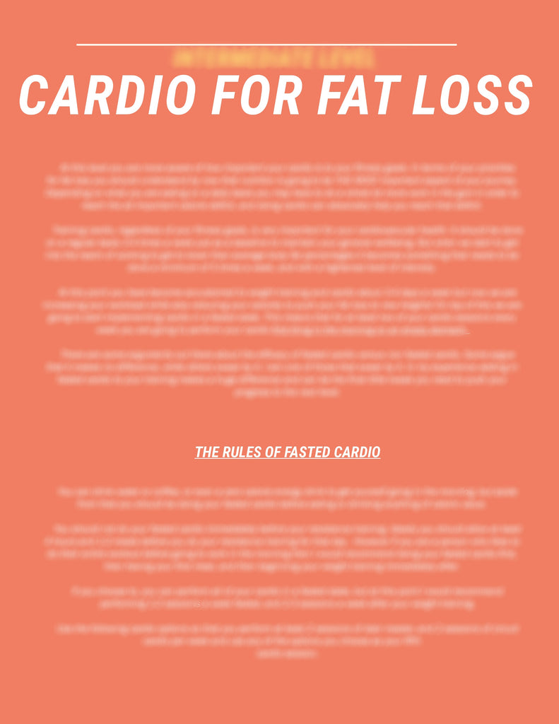 Fat Loss: Beginner